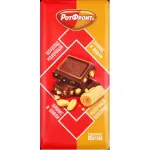 Шоколад молочный Рот Фронт с арахисом и вафельной крошкой 75 гр., Рот Фронт